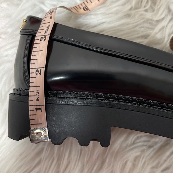 Circus NY by Sam Edelman Deana Platform Lug Sole Loafer Black & Gold Sz 9.5 NEW - Picture 13 of 16